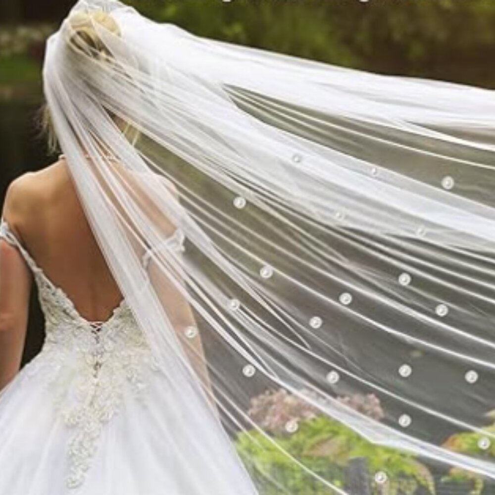 12 Pearl Magnet Veil Weights